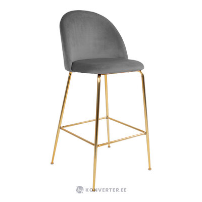 Gray bar stool (statement)