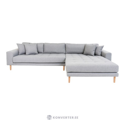 Серый угловой диван (лидо)