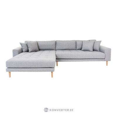 Серый угловой диван (лидо)