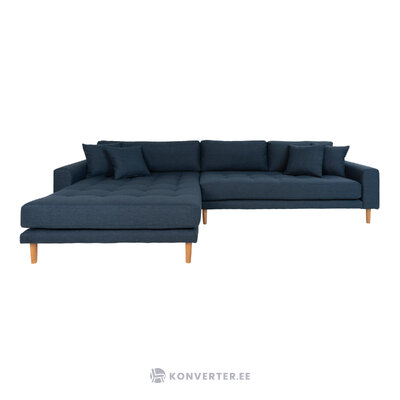 Dark blue corner sofa (lido)