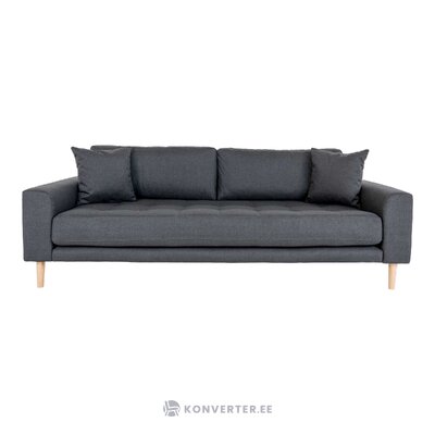 Tummanharmaa sohva (lido)