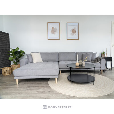 Серый угловой диван (lido Lounge) 290x170 см