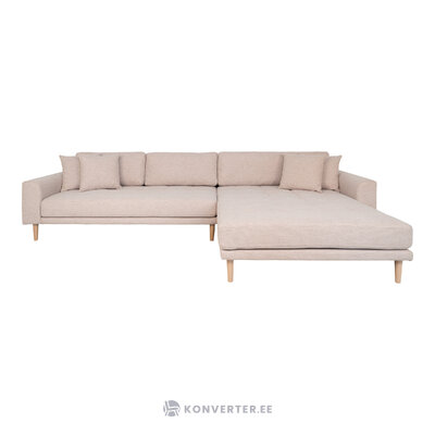 Бежевый угловой диван (lido Lounge) 290x170 см