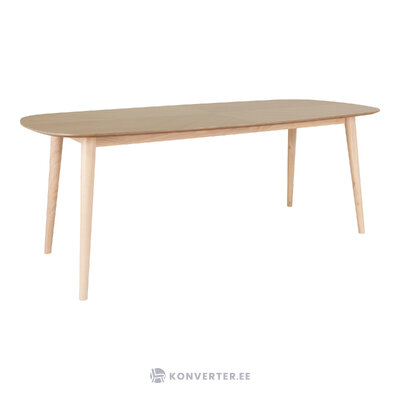 Oak dining table (carmona) 100x200x75 cm