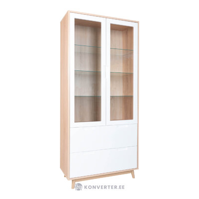 White display cabinet (copenhagen) 96x45x195 cm