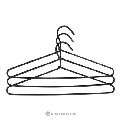 Hanger covered with synthetic leather 3 pcs (bardi)