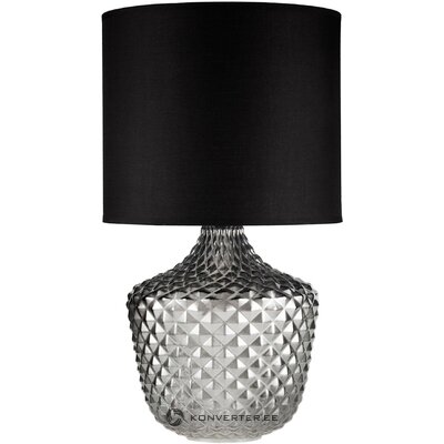 Black-silver table lamp brilliant jewel (pauleen)