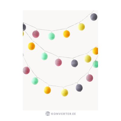 Colorful field led light chain colorain (cotton ball) intact