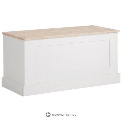 White storage box with lid