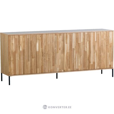 Light brown solid wood dresser avourio (wood) 200cm with blemishes