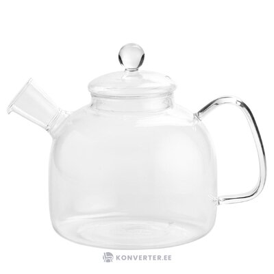 Glass teapot martin (bitossi home) with a beauty flaw