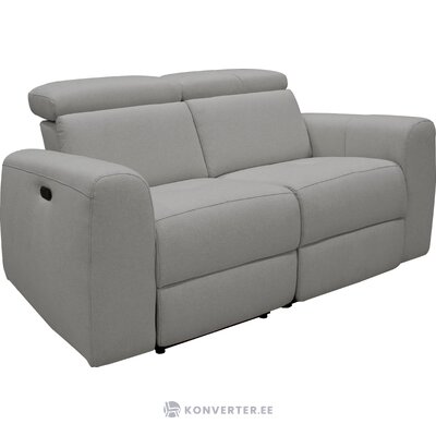 Dark gray double sofa with relaxation function (sentrano)