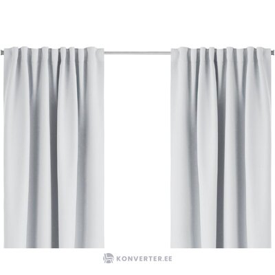 Light gray curtain 2 pcs elena (ellos)