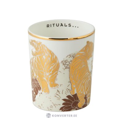Candle holder golden tiger (rituals)