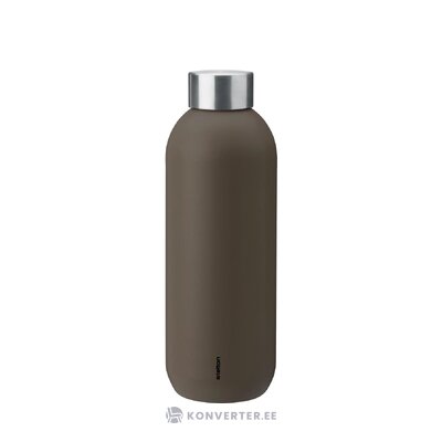 Brown water bottle keep cool (Stelton)