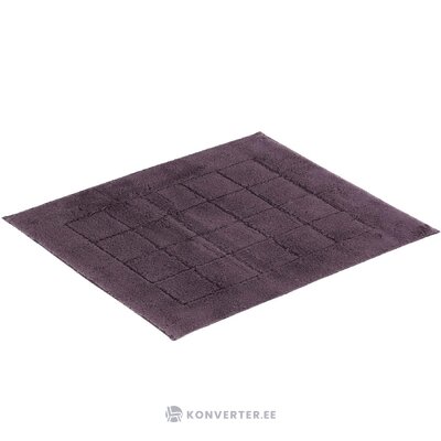 Melns kokvilnas vannas istabas paklājs (vossen) 55x65