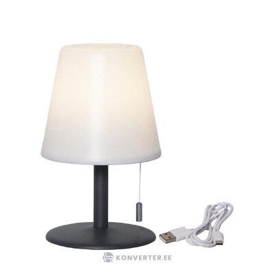 outdoor led table lamp crete with battery (star trading)