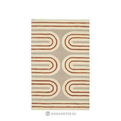 Multi-colored woolen carpet (arne) 120x180