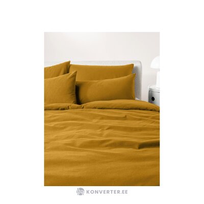 Garstyčių geltonumo medvilninis antklodės maišelis (biba) 135x200
