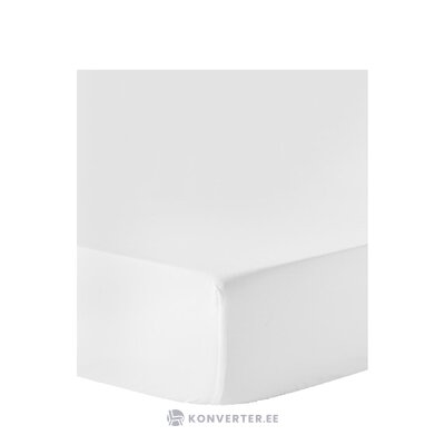 Balta medvilninė patalynė su elastine (elsie) 160x200