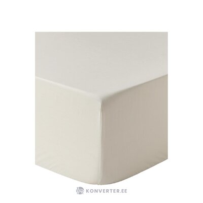 Light beige cotton bed sheet (elsie) 160x200
