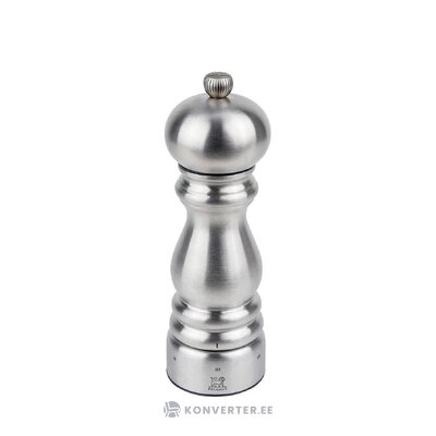 Silver pepper mill paris u´select (peugeot) with beauty flaws