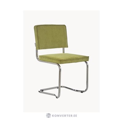 Dovana žalia aksominė kėdė (zuiver)
