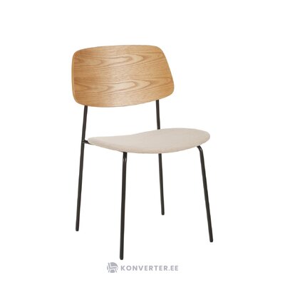 Vaaleanruskea-musta tuoli (nadja)