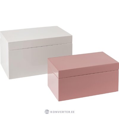 Set of 2 storage boxes (kylie)