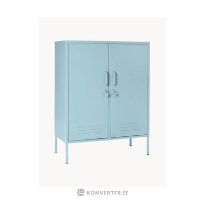 Blue metal lockable cabinet