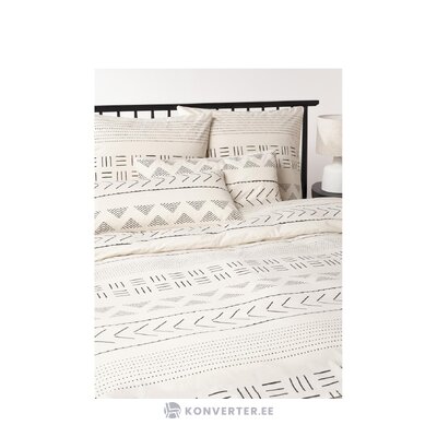Washed cotton boho bed linen 135x200 cm (kohana)