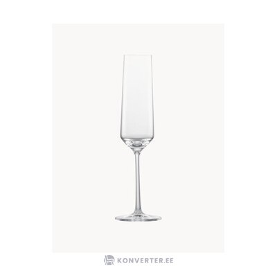 Хрустальные бокалы для шампанского 2 шт (дробленые)