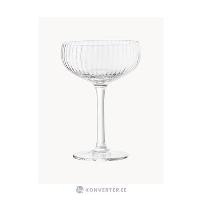 Low champagne glasses 6 pcs (asters)