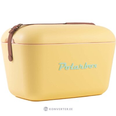Geltona cold box classic (polarbox) su grožio trūkumu