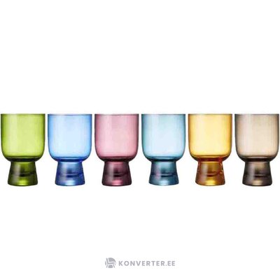 Värviline Klaaside Komplekt 6 tk Nina (Scandinavia)