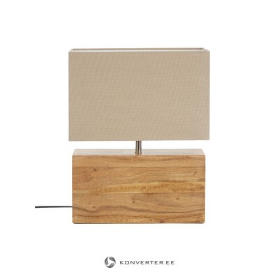 Design table lamp rectangular (rough design)