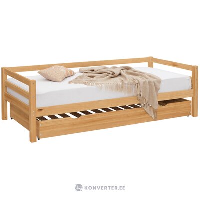 Solid wood cot with drawer (alpine)
