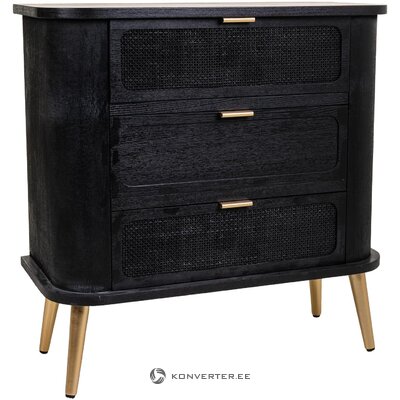 Black design chest of drawers cayetana (creaciones meng)