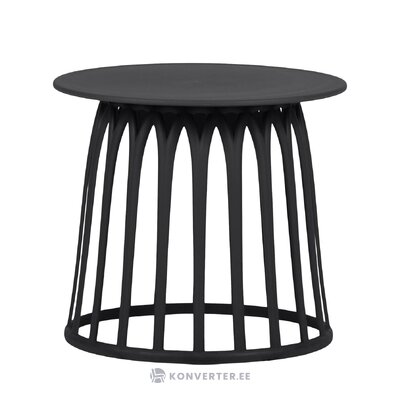 Melna dizaina dārza dīvāna galds patrick (schou) ar skaistuma trūkumiem