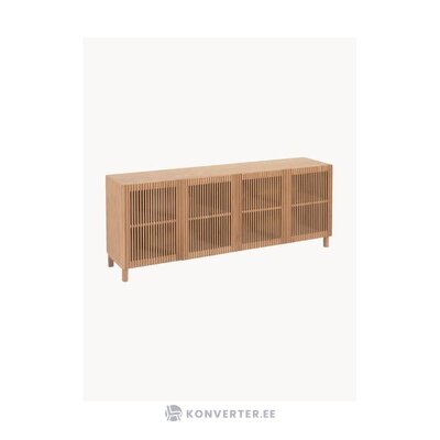 Светло-коричневый дизайнерский шкаф beyla (kave home) нетронутый