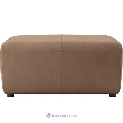 Leather ottoman on the friest (rolf benz)