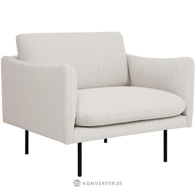 Light gray armchair (moby) intact