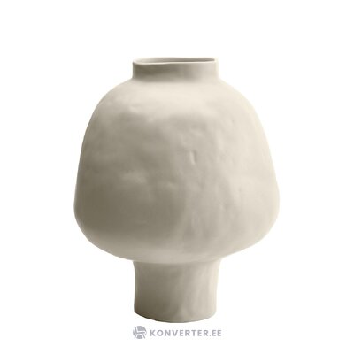 Hand molded ceramic vase ø 32 cm (tab) with cosmetic flaws
