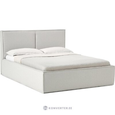 Vaaleanharmaa sänky (unelma) 180x200 ehjä