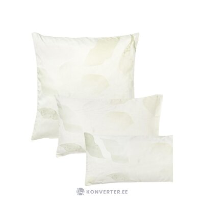Puuvillainen tyynyliina vaalealla kukkakuviolla (marino) 40x80
