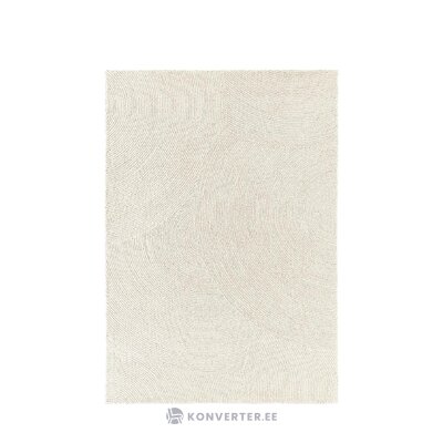 Vaalea beige tuftattu matto (eleni) 160x230, jossa virheet