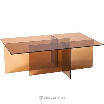 Design-lasinen sohvapöytä (anouk), jossa on kauneusvirhe