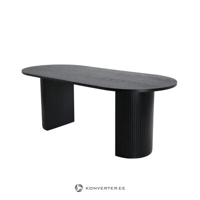 Oval Dining Table (Bianca) 90x200