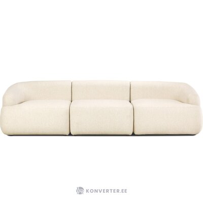 Vaalean beigen muotoinen modulaarinen sohva (sofia)