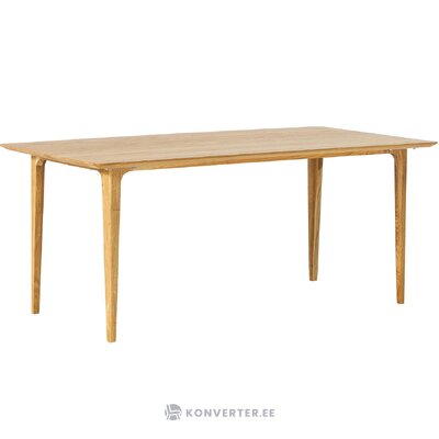 Vaaleanruskea massiivipuinen ruokapöytä (archie)